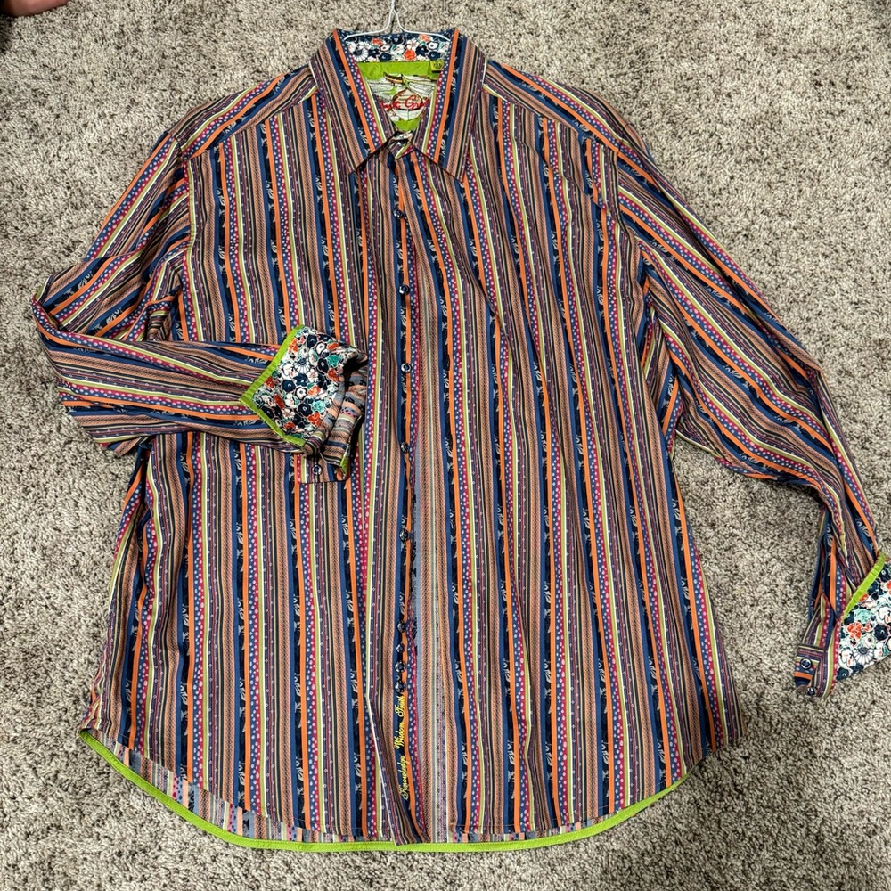 Robert Graham Button Down Long Sleeve Shirt